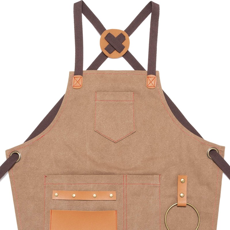 NEOVIVA Heavy Duty Work Apron for Kid Boys with Pockets