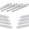 Skymoatled 8Pack 4FT LED Shop Light Garage Lights,50W 5000K/Daylight White