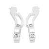 Snowmobile Sentinel Handguard Mount Brackets Kit Aluminum Replacement for Polaris