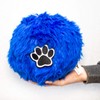 Big Red Egg Large Blue Soft Fluffy Dog Chew Ball
