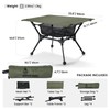 ONETIGRIS Dipper Camping Table, Lightweight Portable Folding Table with Mesh