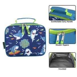 Trail maker Tiny Lunch Bag for Kids, Fun Insulated Lunch Box Containers for School for Boys and Girls