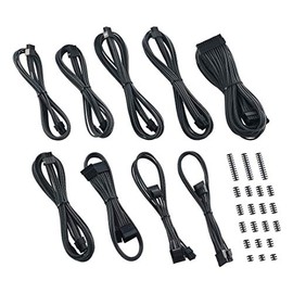 CableMod E-Series Classic ModMesh Sleeved Cable Kit for EVGA G5 / G3 / G2 / P2 / T2 (Carbon)
