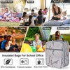 IWTTWY Insulated Lunch Bag Camo Cooler Bag Portable Carrying Lunch