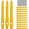 CyeeLife Pro Dart Shafts Aluminium 15Packs(5 Sets) with 20pcs Rubber