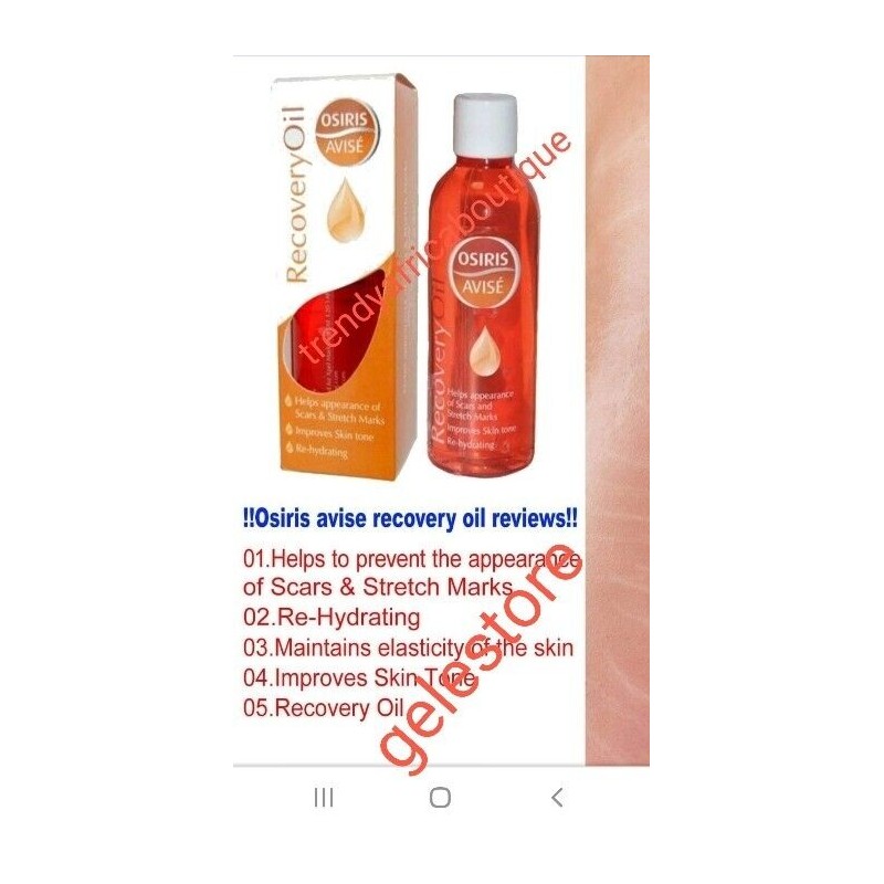 recovery oil Osiris X 1 Bottle Recovery Oil. Osiris Hydrates,