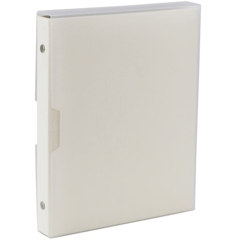 Nakabayashi cotto A-COPLY-401-W Black Mat Photo Album, 6 Holes, Binder