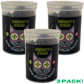 smokeys stash Smokey's Stash Silvervine Nuggets - Catnip Alternative one ounce - 3 pack