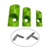 Perfeclan Pipe Wrap Insulation Foam Cutting Tools Set 3Pcs Green,