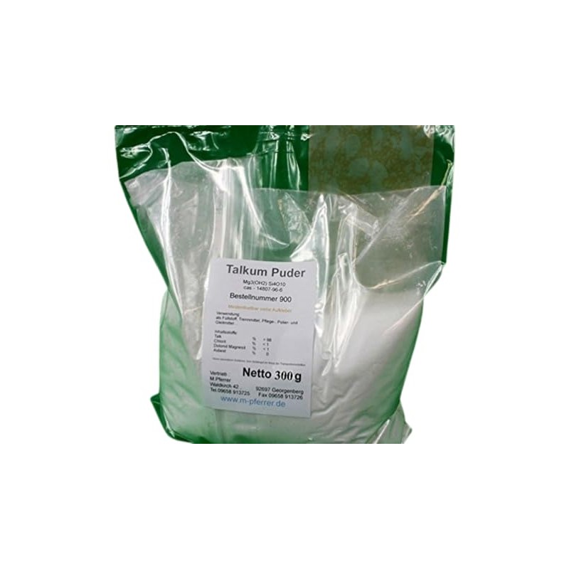 300 g Talcum Powder, Talc, Asbestos-Free, Magnesium Silicate