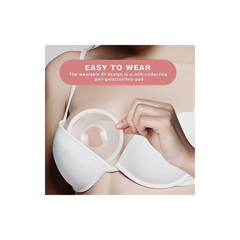 Recolector de Leche Materna, 2 Tazas de Silicona Reutilizables para