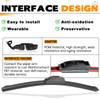 AUTOBOO 28" and 17" Windshield Wipers Blades (Pack Of 2),OEM