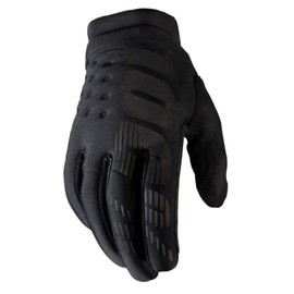 100% Brisker Women's Gloves, Black, S