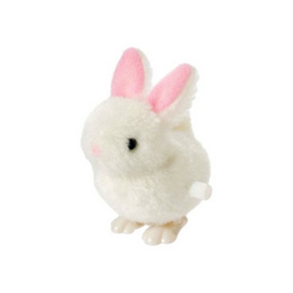 Toysmith Fuzzy Bunny Wind Up Toy