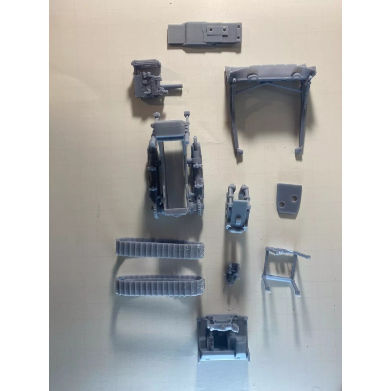 Komatsu D355A bulldozer Killdozer model kit 3d printed