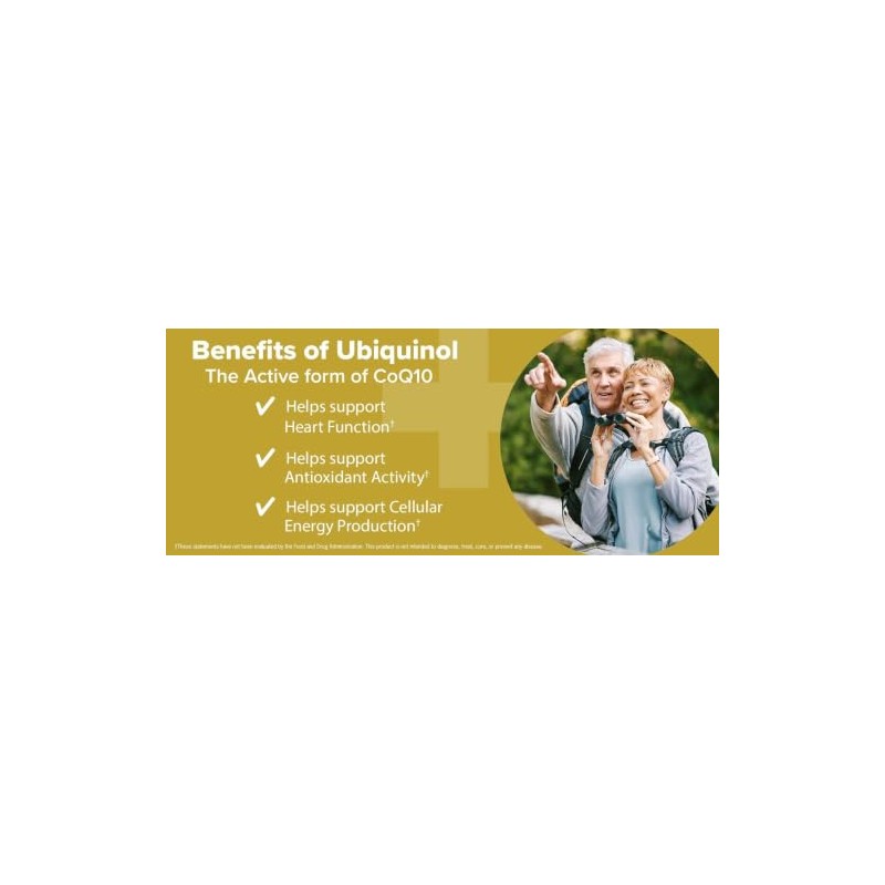 VITA PHARMA Ubiquinol 300mg 30 softgels | High Strength Formula