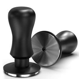 KYONANO 53.3mm Espresso Coffee Tamper, 30lb Spring-Loaded Calibrated Tamper w/ 304 Stainless Steel, Anodized Aluminum Handle Barista Tamper Compatible w/Over 53mm Breville Portafilter (HS-THKFC-533)