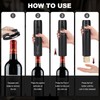Electric Wine Opener Set with Charging Base, Rechargeable Automatic Corkscrew