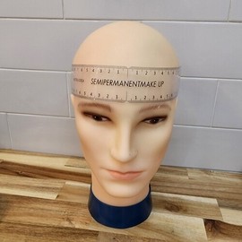 SMP Scalp Tattoo Curved Ruler for Shaved Heads Design 10ea