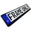 German License Plate Frame - Evolution 1 - Black