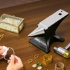 VEVOR Single Horn Anvil, 25lbs Cast Steel Anvil with Stable