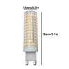 Lxcom Lighting G9 LED Corn Bulb Dimmable 2 Pack 15W