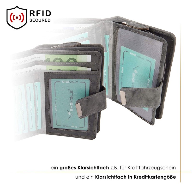 Women's Soft Leather Wallet with RFID Protection - Women's Wallet,