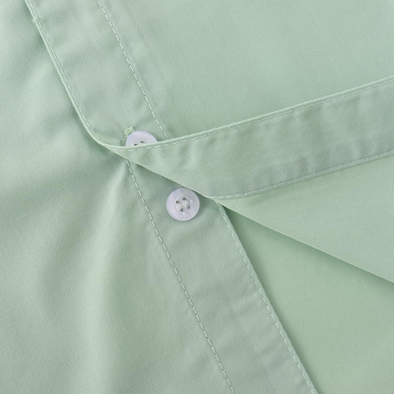 Spring&Gege Boys' Short Sleeve Dress Shirts Formal Uniform Poplin Solid,