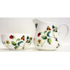 Strawberries & Butterflies Cream/Milk Jug and Sugar Bowl Fine Bone
