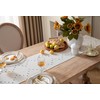 Caflife Boho Table Runner 13 x 108 Inch Long Natural