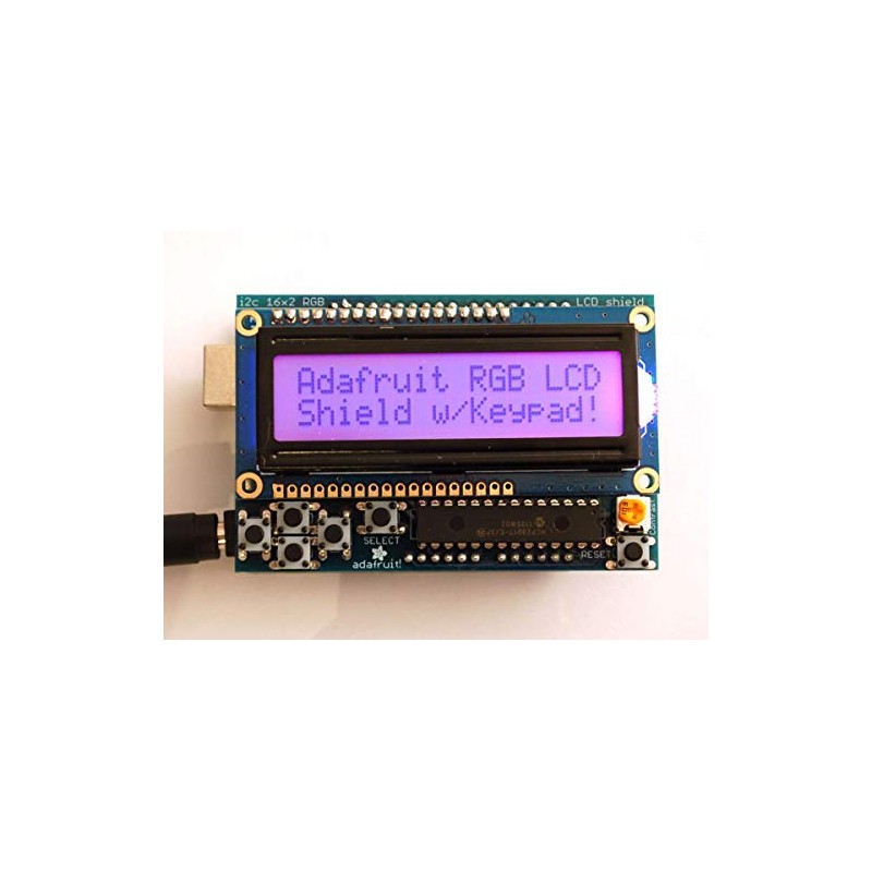 Adafruit RGB LCD Shield Kit w/ 16x2 Character Display -