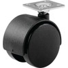 Shepherd Hardware 9417 2-Inch Office Chair Caster, Twin Wheel, 1-1/2-Inch