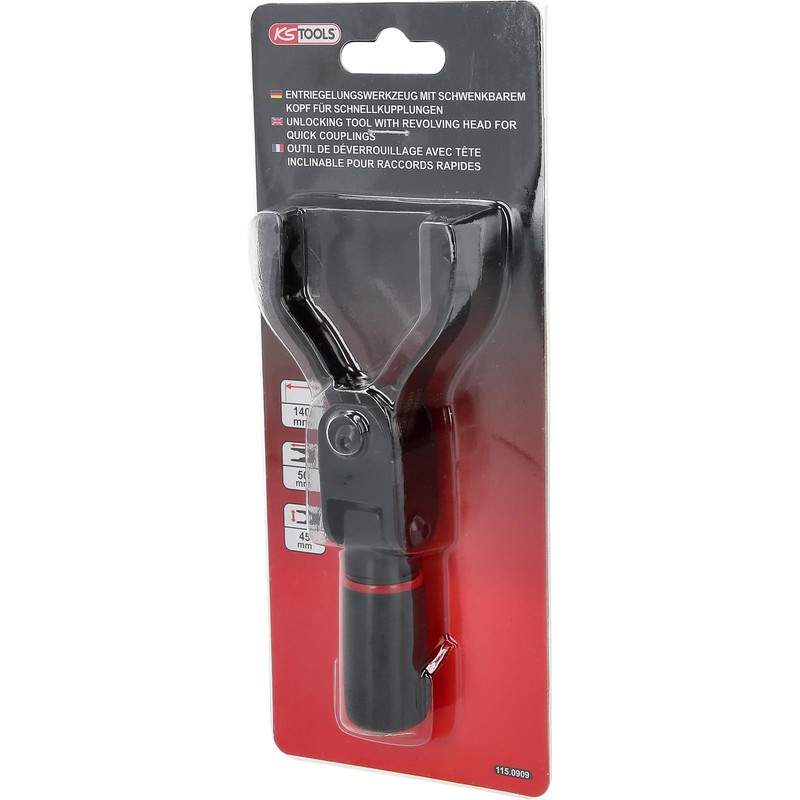KS Tools 115.0909 Swivel Head Release Tool for Quick Couplings