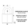 Master Lock Hasp Lock, Cast Steel Hasp, Heavy Duty, Best