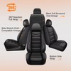 RAWAKORW Car Seat Covers for Jeep Grand Cherokee 2007-2010 Front