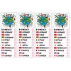 Drinking Around The World - Pack Of 4 Tattoo -
