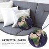 Artibetter Planet Earth Decor Couch Pillows Bed Pillows Soft Plush