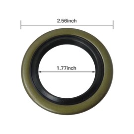 Zafina-UP Pack of 4 Wheel Trailer Hub Grease Seals 1.719" x 2.561" for 84 Spindle/ 3.500 lb Axle