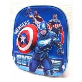 K&H Mochila Kinder Preescolar 3d Varios Personajes Escolar Niños