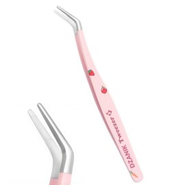 DZANIK Partial False Eyelash Tweezers Curved Tweezers Self Matsuke Tweezers