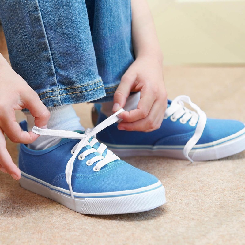 DELELE Solid Flat Shoe Laces: Hollow Thick Shoelaces for Sneakers
