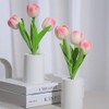 Fangool LED Tulip Flowers Night Light for Home Living Room