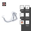 INEFA Headboard Holder Adjustable for Gutter Semicircular PVC NW 100,