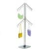 Only Hangers Four Arm Chrome Handbag Rack with Adjustable Height