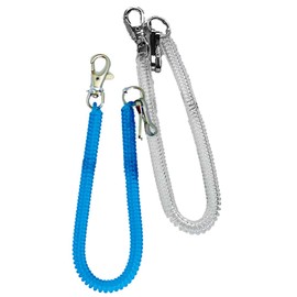 Shiroite Extendable, Convenient to Prevent Your Wallet or Key Fall! Long Spring KH Hook with Nascan Extendable and Shrink Chain, Key Chain, Assorted Colors, Approx. 13.0 x 0.7 x 0.4 inches (330 x 17 x