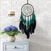 Donko Green and Black Dream Catcher with Pendant