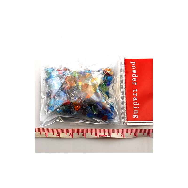 琉球ガラス カレット 【小サイズ】 30g ミックスカラー レジン封入 パーツ かけら