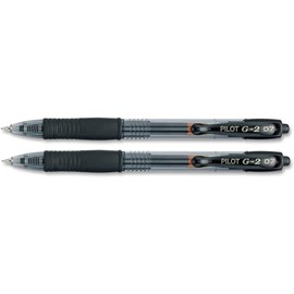 Pilot G2 Retractable Rolling Ball Gel Pens, 2 Pack of 2