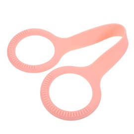 KICHOUSE Figure Resistance Bands for Women Elastic Workout Bands with Handles for Home Exercise Back and Shoulder Training Portable Fitness Equipment Pink