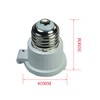 WPJCS E26/E27 Light Bulb to Socket Adapter Waterproof, 3Prong Light